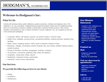 Tablet Screenshot of hodgmansinc.com